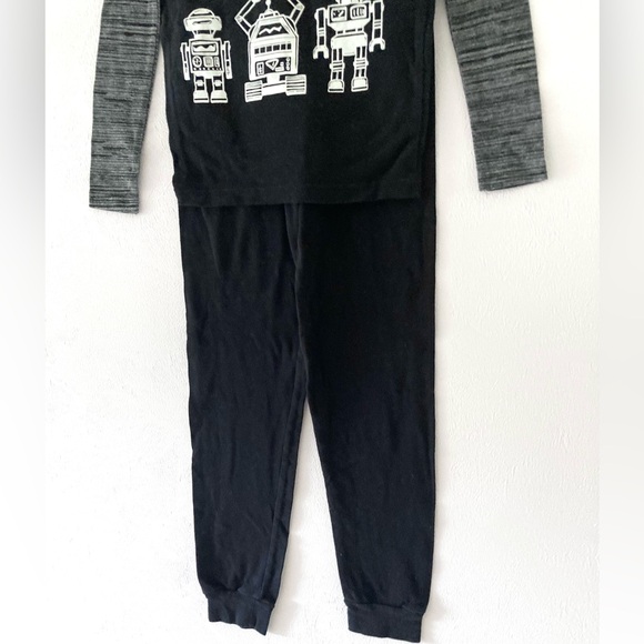 Crazy 8 Robot Long Sleeve Pajama Set Size 8 - Picture 6 of 6